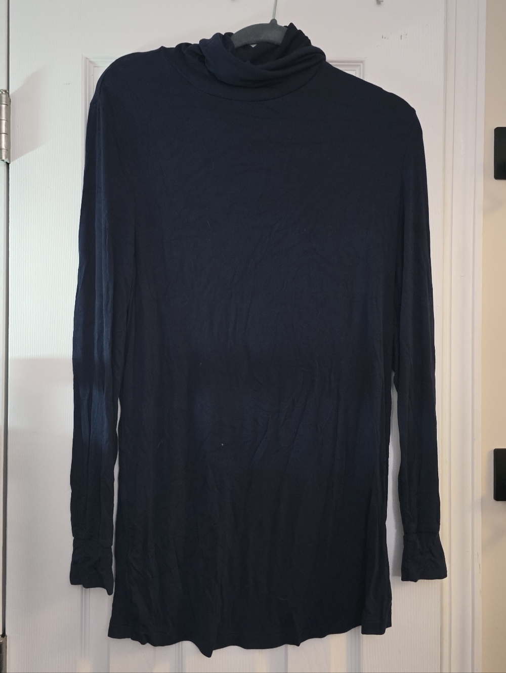 Universal Standard Foundation Turtleneck Navy Blue